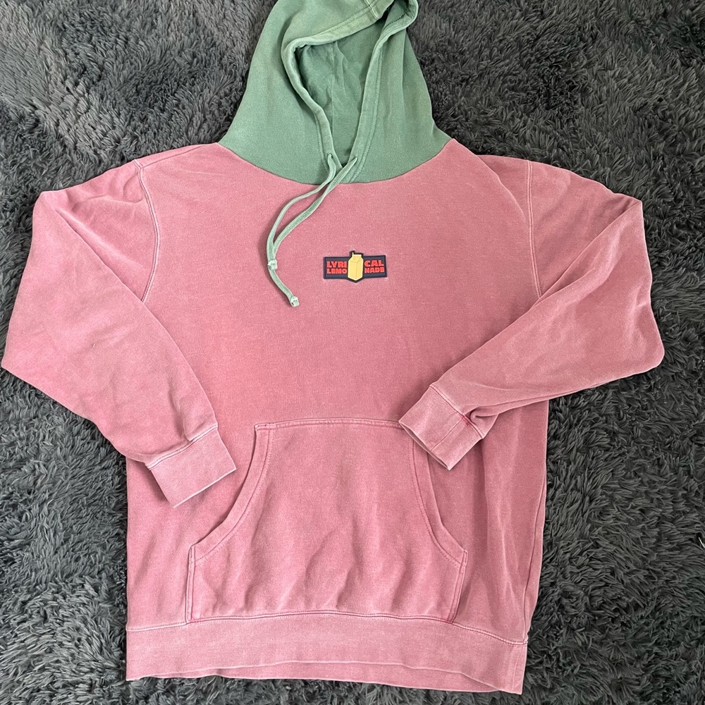 Lyrical Lemonade Hoodie Green Red | Men Large